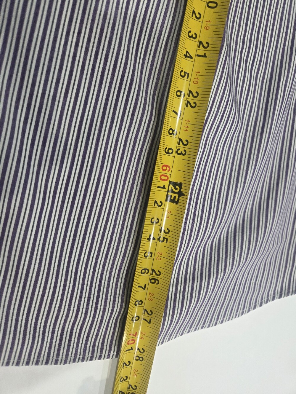 Ralph Lauren Purple  and White Striped Shirt Sz.2X - Picture 6 of 7